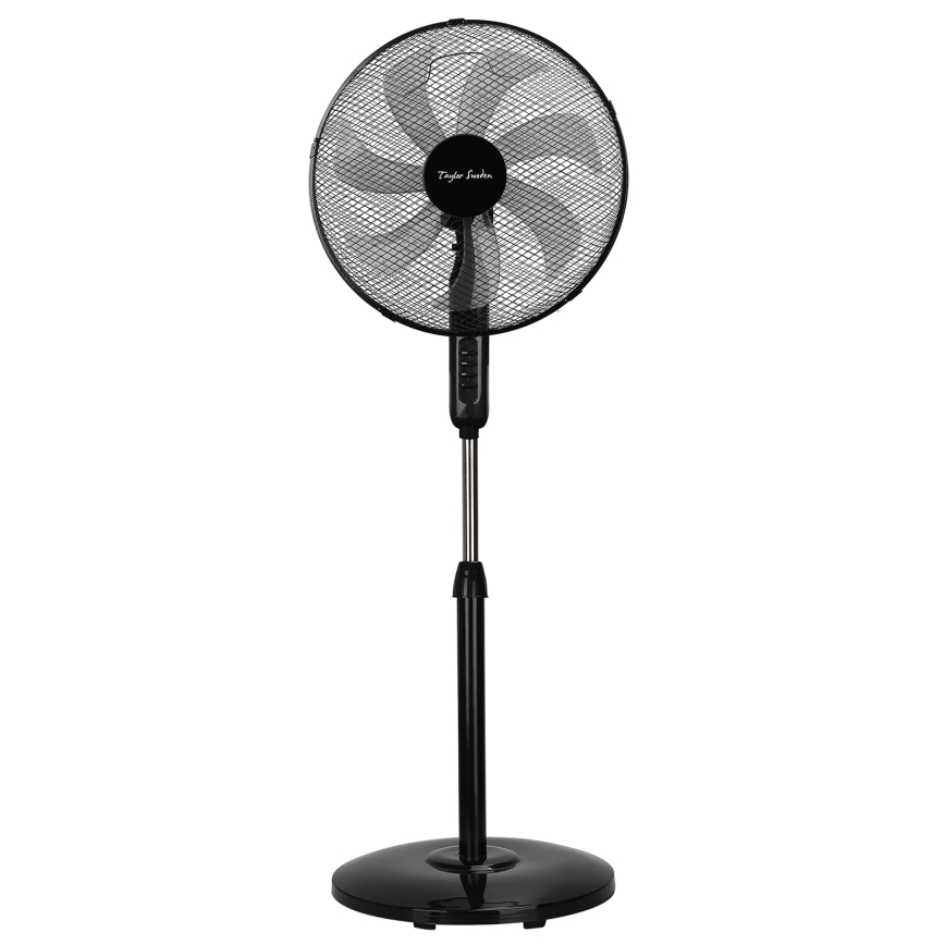 Taylor Swoden - Stojeći ventilator 50W/230V 122 cm crni