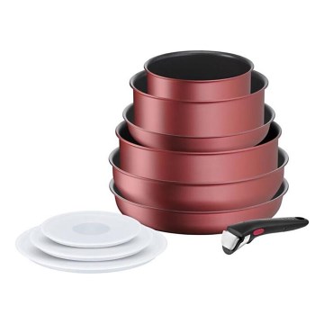 Tefal - 10‑dijelna sada posuđa INGENIO DAILY CHEF, bakrena