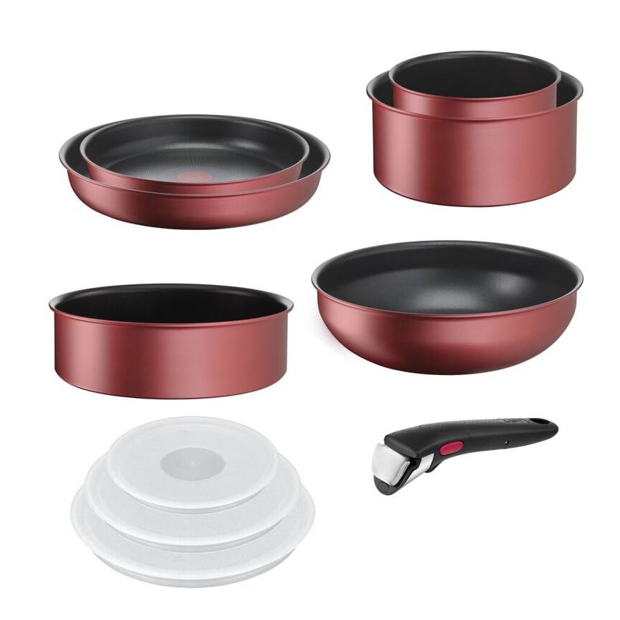 Tefal - 10‑dijelna sada posuđa INGENIO DAILY CHEF, bakrena