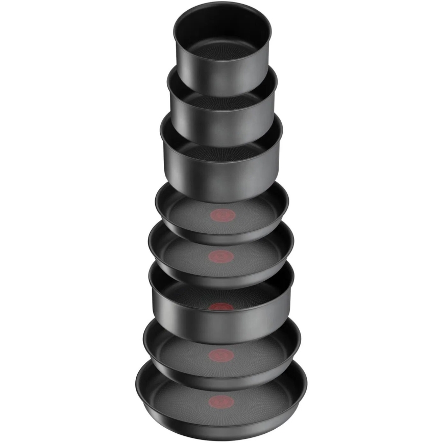 Tefal - 20-dijelni set posuđa INGENIO DAILY CHEF ON, crni