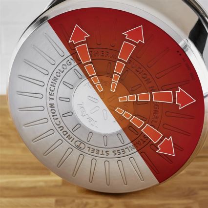 Tefal - 3-dijelni set lonaca DELICIOUS od nehrđajućeg čelika