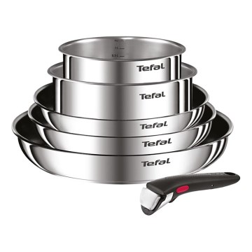 Tefal - 6-dijelni set posuđa INGENIO COOK, nehrđajući čelik