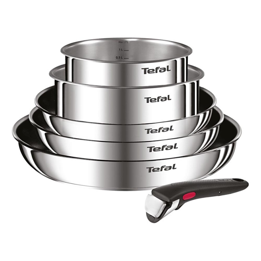 Tefal - 6-dijelni set posuđa INGENIO COOK, nehrđajući čelik