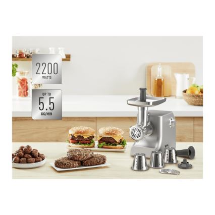 Tefal - Mlin za meso 8u1 2200W/230V srebrna