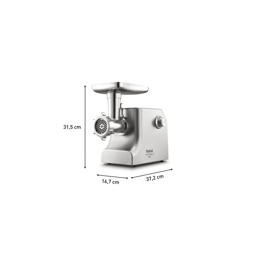 Tefal - Mlin za meso 8u1 2200W/230V srebrna
