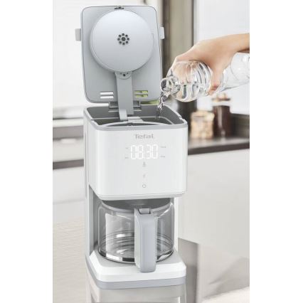 Tefal - Aparat za filter kavu s LCD zaslonom SENSE 1000W/230V bijela
