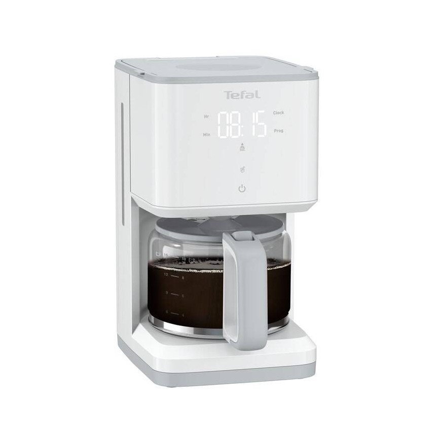 Tefal - Aparat za filter kavu s LCD zaslonom SENSE 1000W/230V bijela