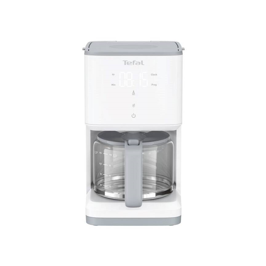 Tefal - Aparat za filter kavu s LCD zaslonom SENSE 1000W/230V bijela