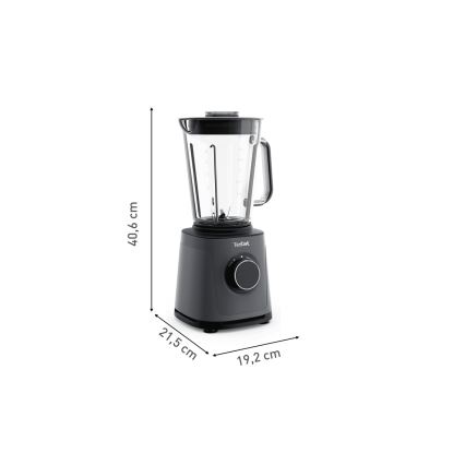 Tefal - Blender 2 l PERFECTMIX+ 1200W/230V crna