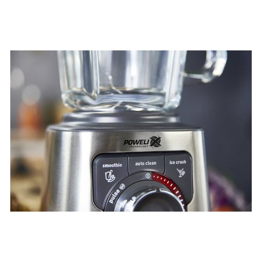 Tefal - Blender 2 l PERFECTMIX+ 1200W/230V mat krom/crna