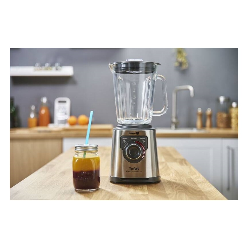 Tefal - Blender 2 l PERFECTMIX+ 1200W/230V mat krom/crna