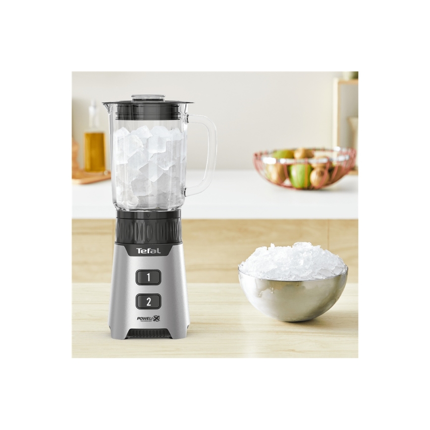 Tefal - Blender BLENDFORCE 400W/230V nehrđajući/crna