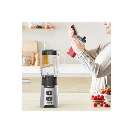 Tefal - Blender BLENDFORCE 400W/230V nehrđajući/crna