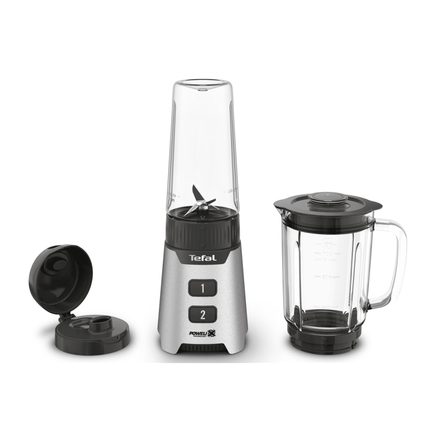 Tefal - Blender BLENDFORCE 400W/230V nehrđajući/crna