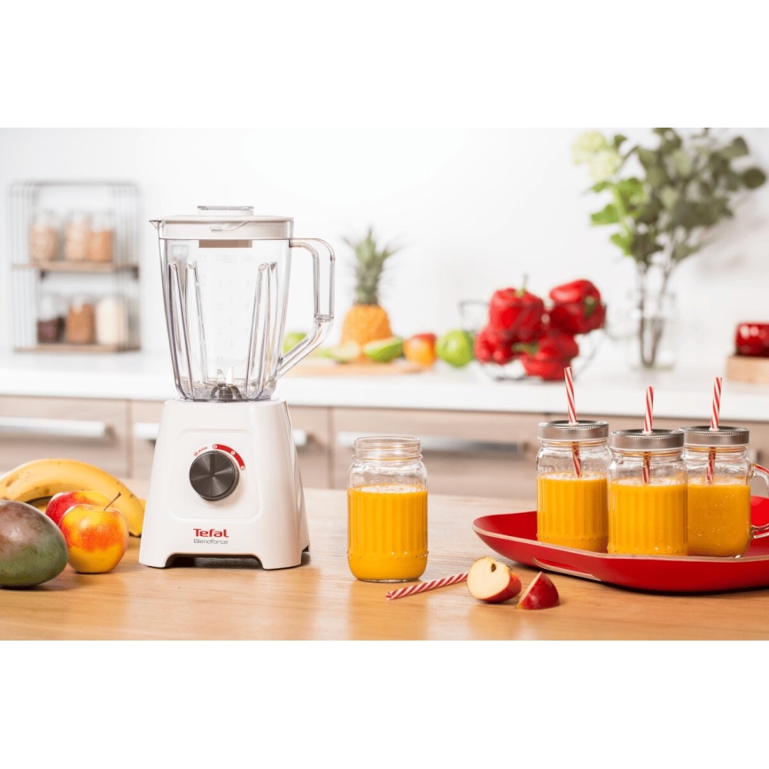 Tefal - Blender BLENDFORCE 600W/230V bijela