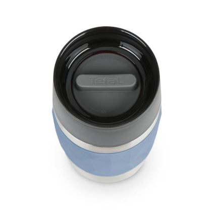 Tefal - Termo šalica 300 ml COMPACT MUG nehrđajući čelik/plava