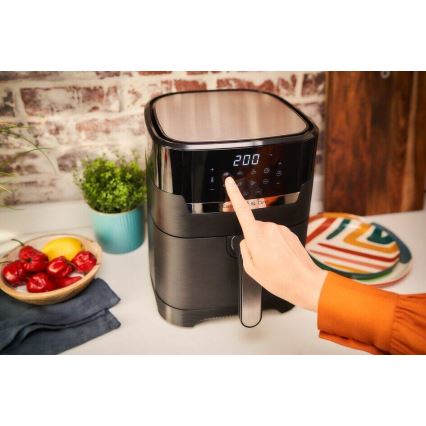 Tefal - Vrući zrak friteza 4,2 l EASY FRY&GRILL 2u1 1550W/230V crna