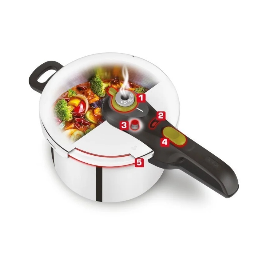 Tefal - Ekspres lonac 4 l SECURE 5 NEO nehrđajući