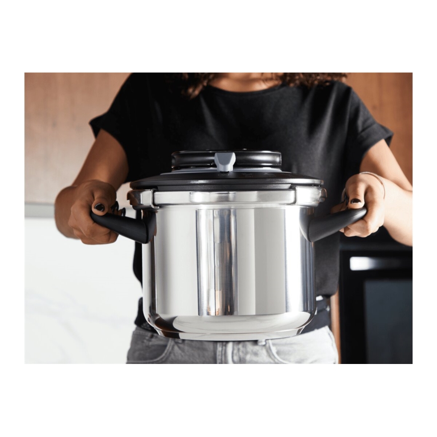 Tefal - Ekspres lonac 8 l CLIPSO+ CHEF nehrđajući