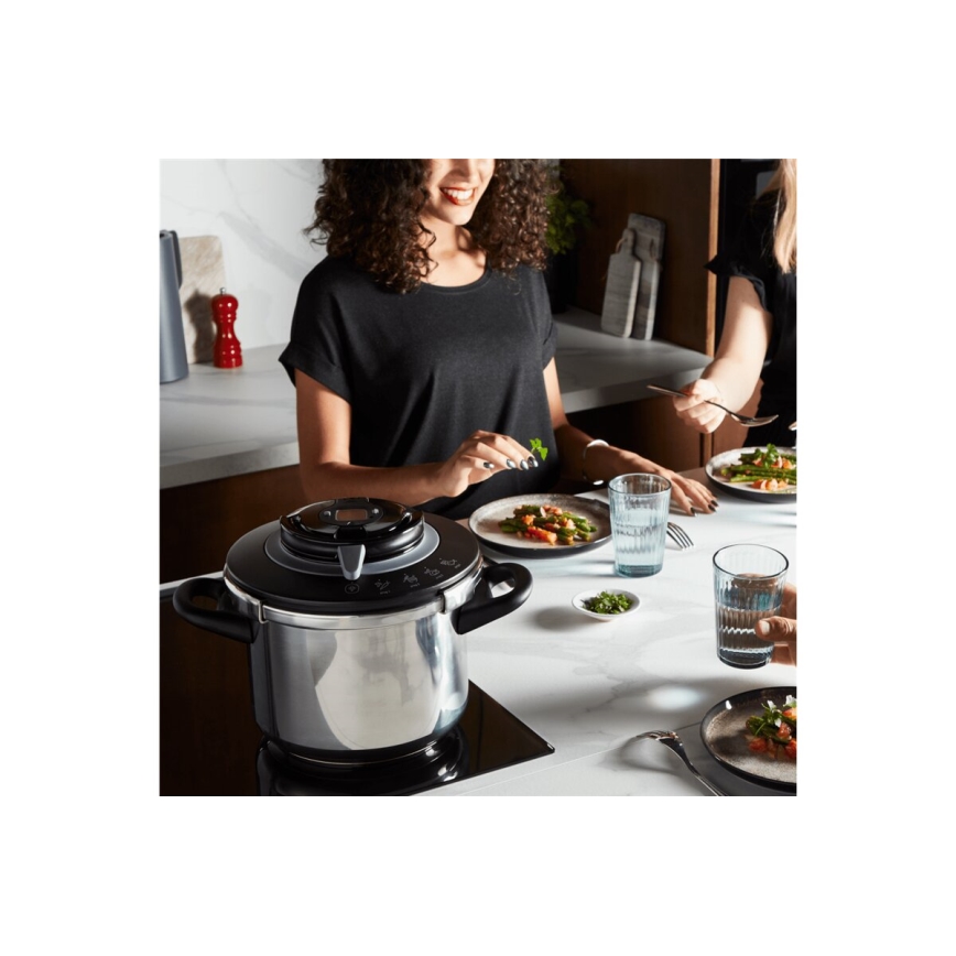 Tefal - Ekspres lonac 8 l CLIPSO+ CHEF nehrđajući