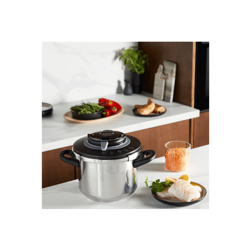 Tefal - Ekspres lonac 8 l CLIPSO+ CHEF nehrđajući