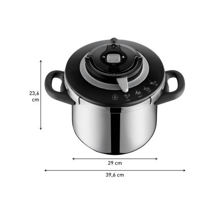 Tefal - Ekspres lonac 8 l CLIPSO+ CHEF nehrđajući