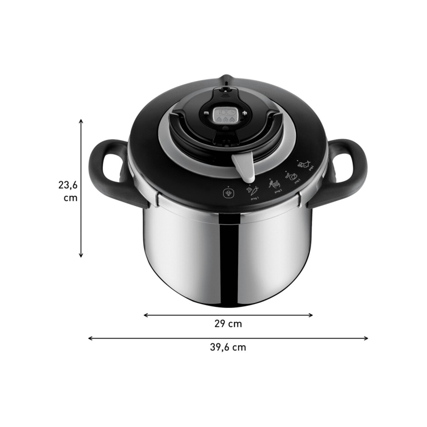 Tefal - Ekspres lonac 8 l CLIPSO+ CHEF nehrđajući