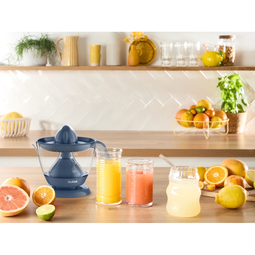Tefal - Električna preša za citruse MORNING CITRUS PRESS 0,8 l 25W/230V plava