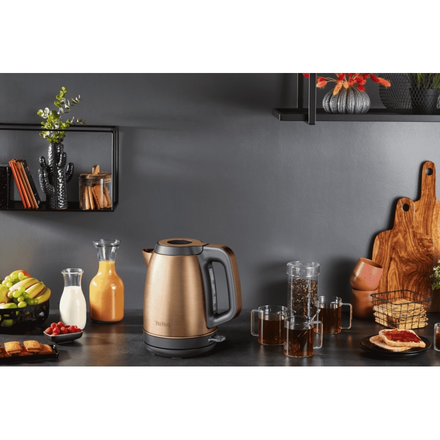 Tefal - Električno kuhalo za vodu COPPERTINTO 1,7 l 2400W/230V