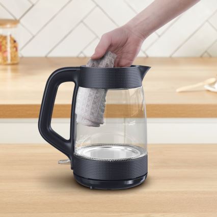 Tefal - Električno kuhalo za vodu MORNING GLASS 1,7 l 2000W/230V