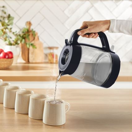 Tefal - Električno kuhalo za vodu MORNING GLASS 1,7 l 2000W/230V