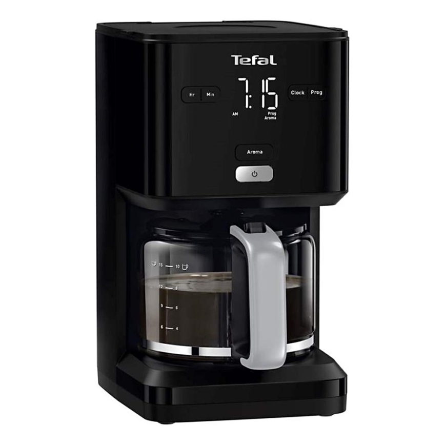 Tefal - Filter aparat za kavu s LCD zaslonom 1000W/230V crne boje