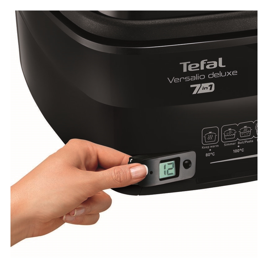 Tefal - Friteza 2 l VERSALION DE LUXE 7u1 1600W/230V crna