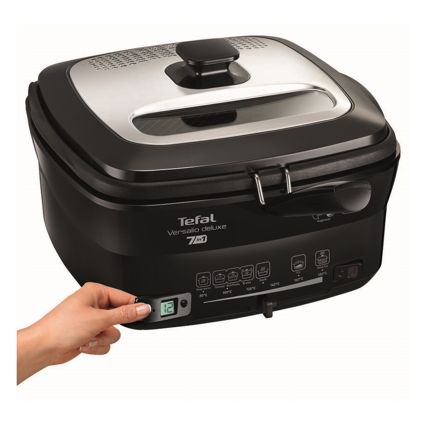 Tefal - Friteza 2 l VERSALION DE LUXE 7u1 1600W/230V crna