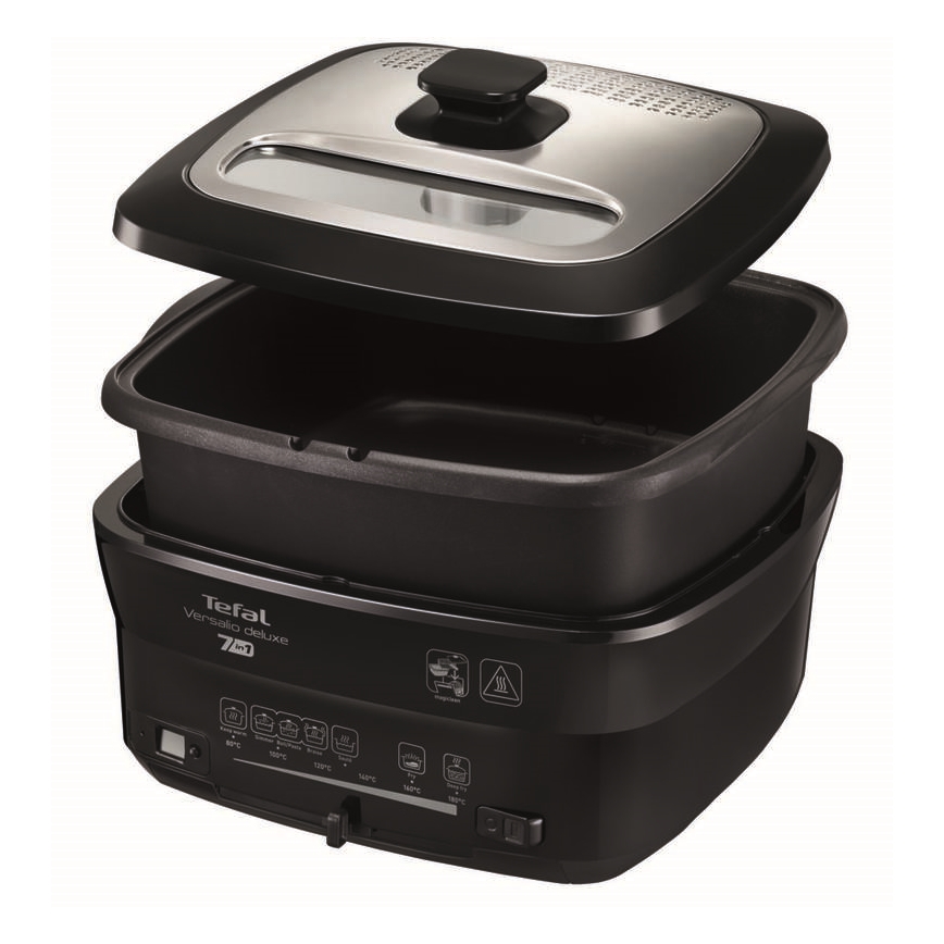 Tefal - Friteza 2 l VERSALION DE LUXE 7u1 1600W/230V crna