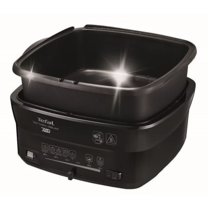 Tefal - Friteza 2 l VERSALION DE LUXE 7u1 1600W/230V crna