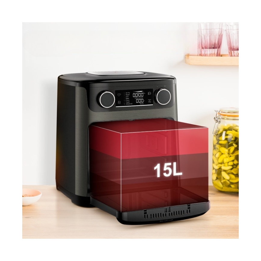Tefal - friteza na vrući zrak 15 l EASY FRY 9 u 1 1800W/230V crna