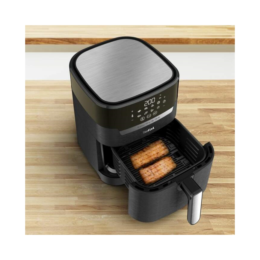 Tefal - Friteza na vrući zrak 4,2 l EASY FRY&GRILL 2u1 1550W/230V crna
