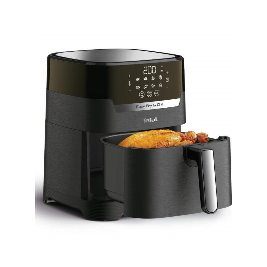 Tefal - Friteza na vrući zrak 4,2 l EASY FRY&GRILL 2u1 1550W/230V crna