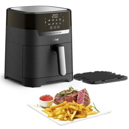 Tefal - Friteza na vrući zrak 4,2 l EASY FRY&GRILL 2u1 1550W/230V crna