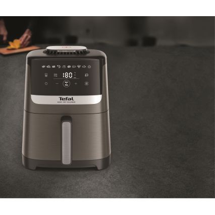 Tefal - Friteza na vrući zrak 5 l EASY FRY SILENCE COAL 1400-1670W/230V