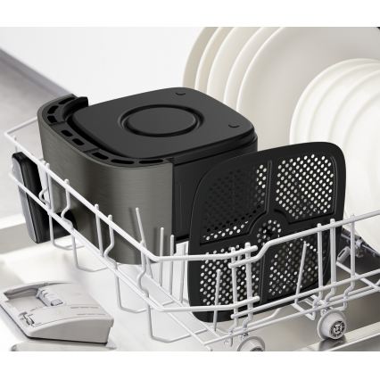 Tefal - Friteza na vrući zrak 5 l EASY FRY SILENCE COAL 1400-1670W/230V