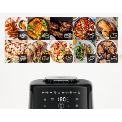 Tefal - Friteza na vrući zrak 5 l EASY FRY SILENCE COAL 1400-1670W/230V