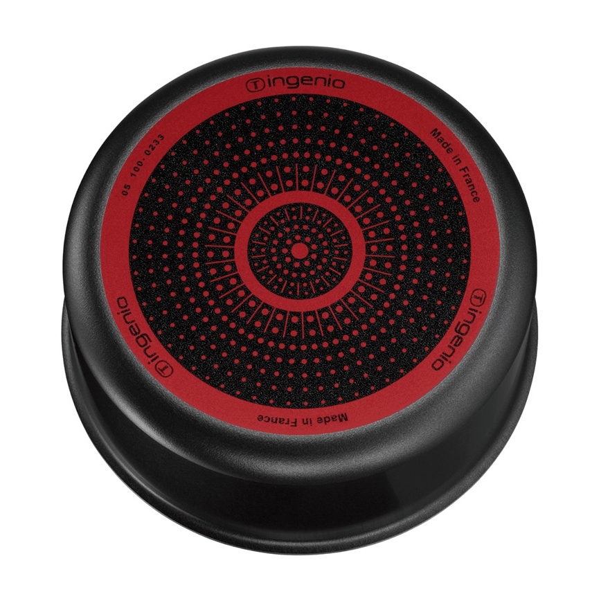 Tefal - Set posuđa 5 komada INGENIO EASY COOK & CLEAN CRNA