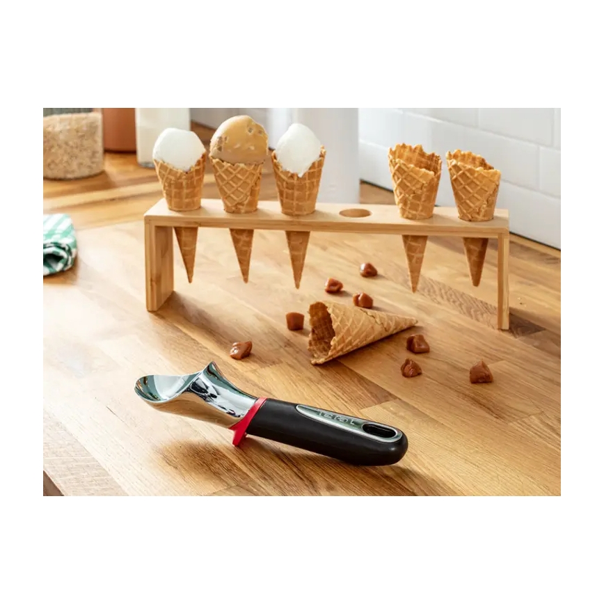 Tefal - Kutlača za sladoled INGENIO nehrđajući čelik/crna