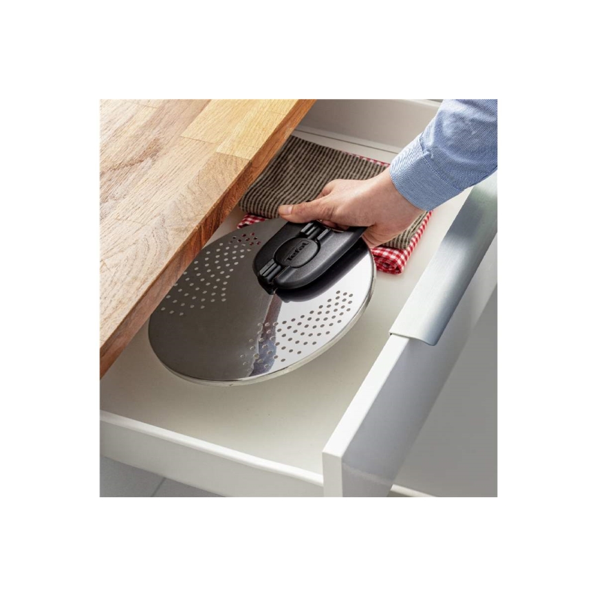 Tefal - Poklop za cijeđenje INGENIO od nehrđajućeg čelika
