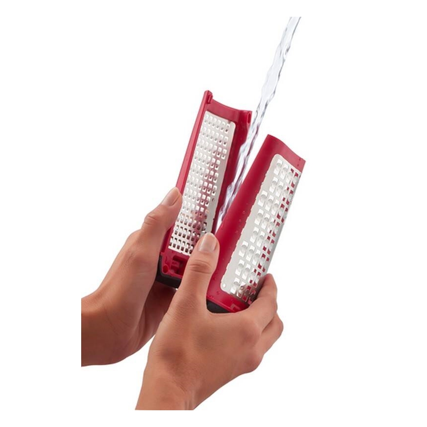Tefal - Ručna obostrana ribež INGENIO nehrđajući čelik/crna
