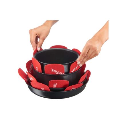 Tefal - Set za odvajanje posuđa 4 kom INGENIO crvena