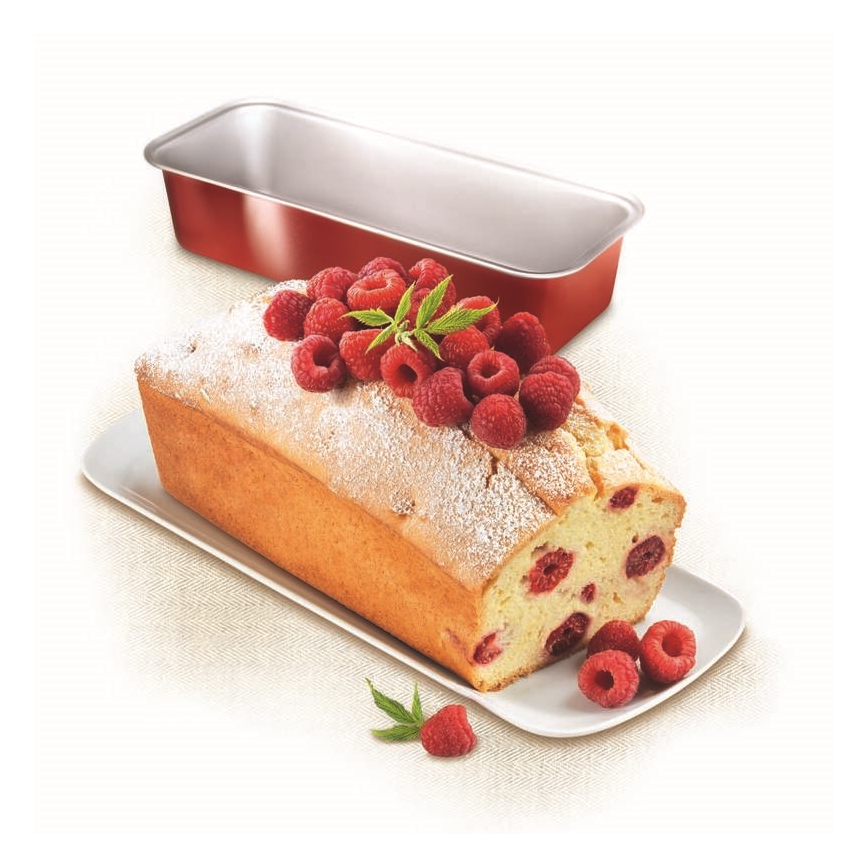 Tefal - Kalup za biskupski kolač DELIBAKE 30 cm crvena