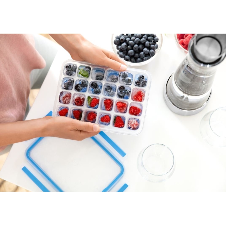 Tefal - Kalup za led 24 kockice MASTER SEAL plava